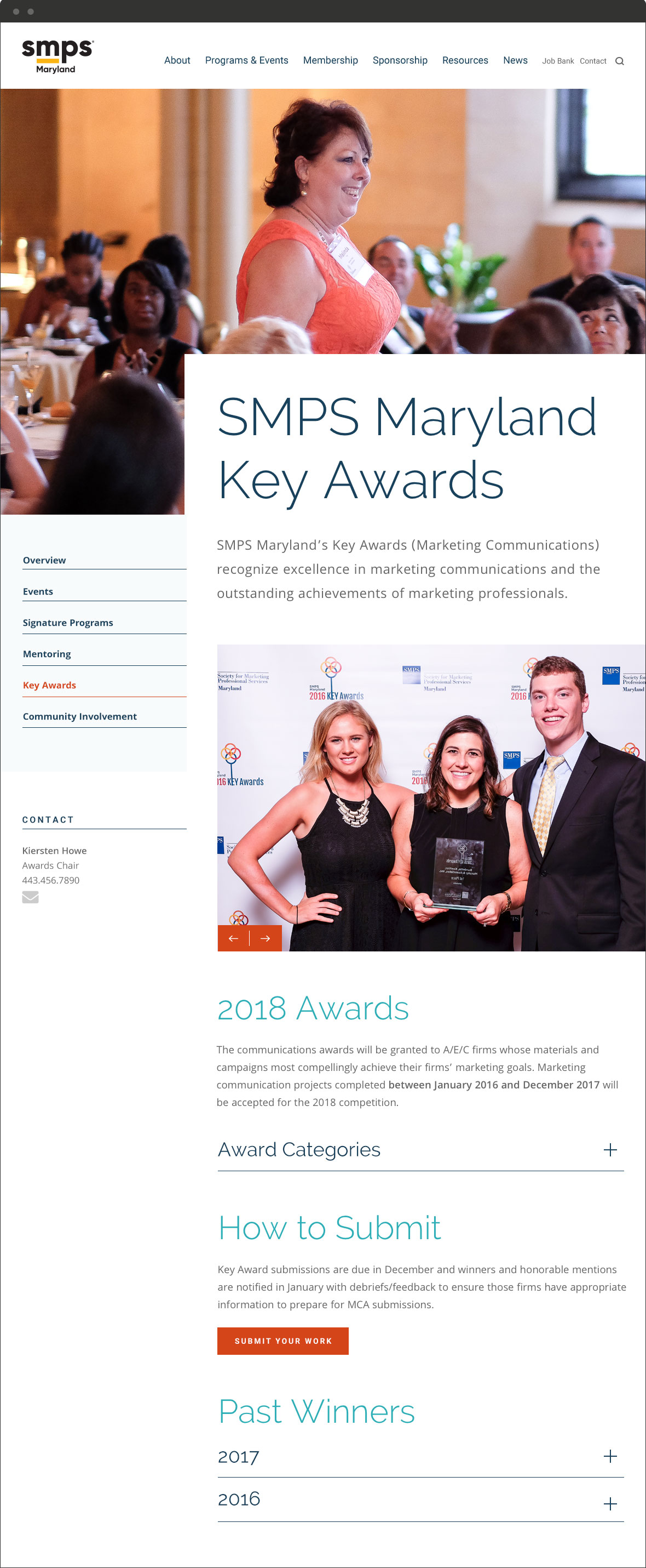 SMPS Maryland Key Awards